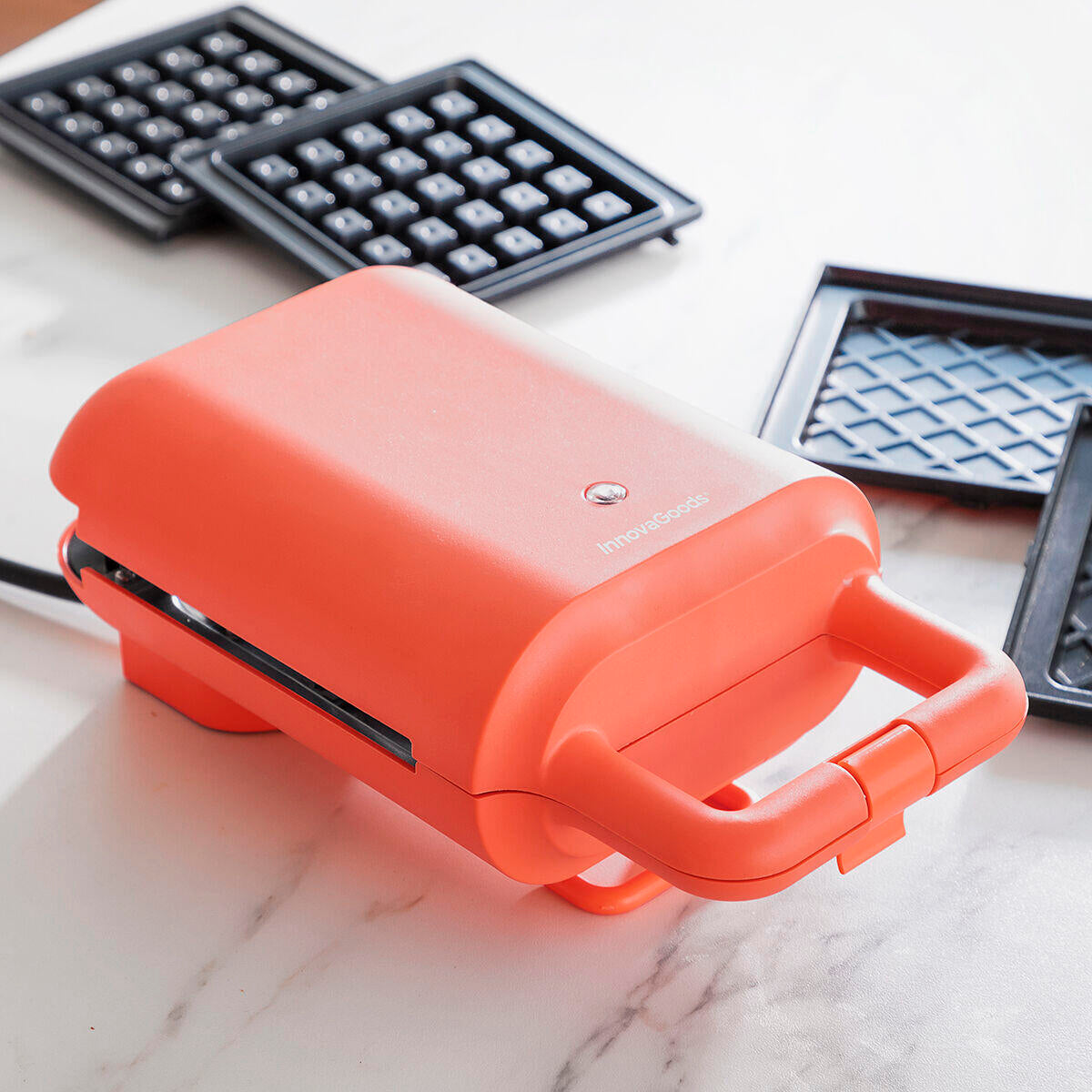 Gofrera y Sandwichera 2 en 1 con Recetas